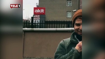 Athena Gökhan'ın Akit önünde çektiği video gündem oldu