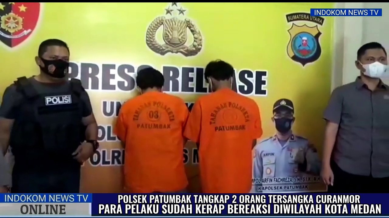 Polisi Tembak Dua Tersangka Pelaku Curanmor di Medan