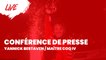 Conférence de presse arrivée Yannick Bestaven - 28.01