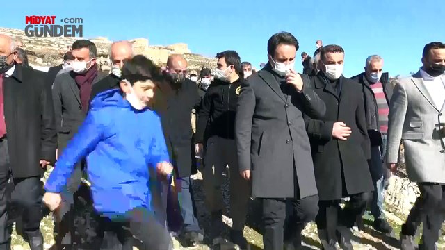 PKK Terör Örgütü tarafından Midyat’ta katledilen 11 vatandaş mezarı başında anıldı