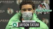 Jayson Tatum Postgame Interview | Celtics Lose to Spurs 110-106
