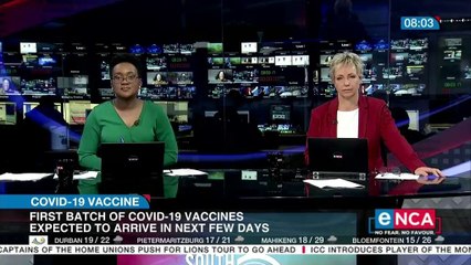 First batch of vaccine expected to arrive in few days