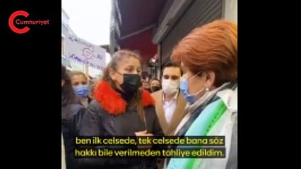 Esnafın geldiği durumu anlatan videoyu Akşener paylaştı