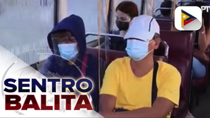 Ilang bus driver at konduktor, nahuli sa surprise inspection ng I-ACT dahil sa pagpapasakay ng mga pasaherong walang face shield; isang pulis, nasita din dahil sa patung-patong na mga violation