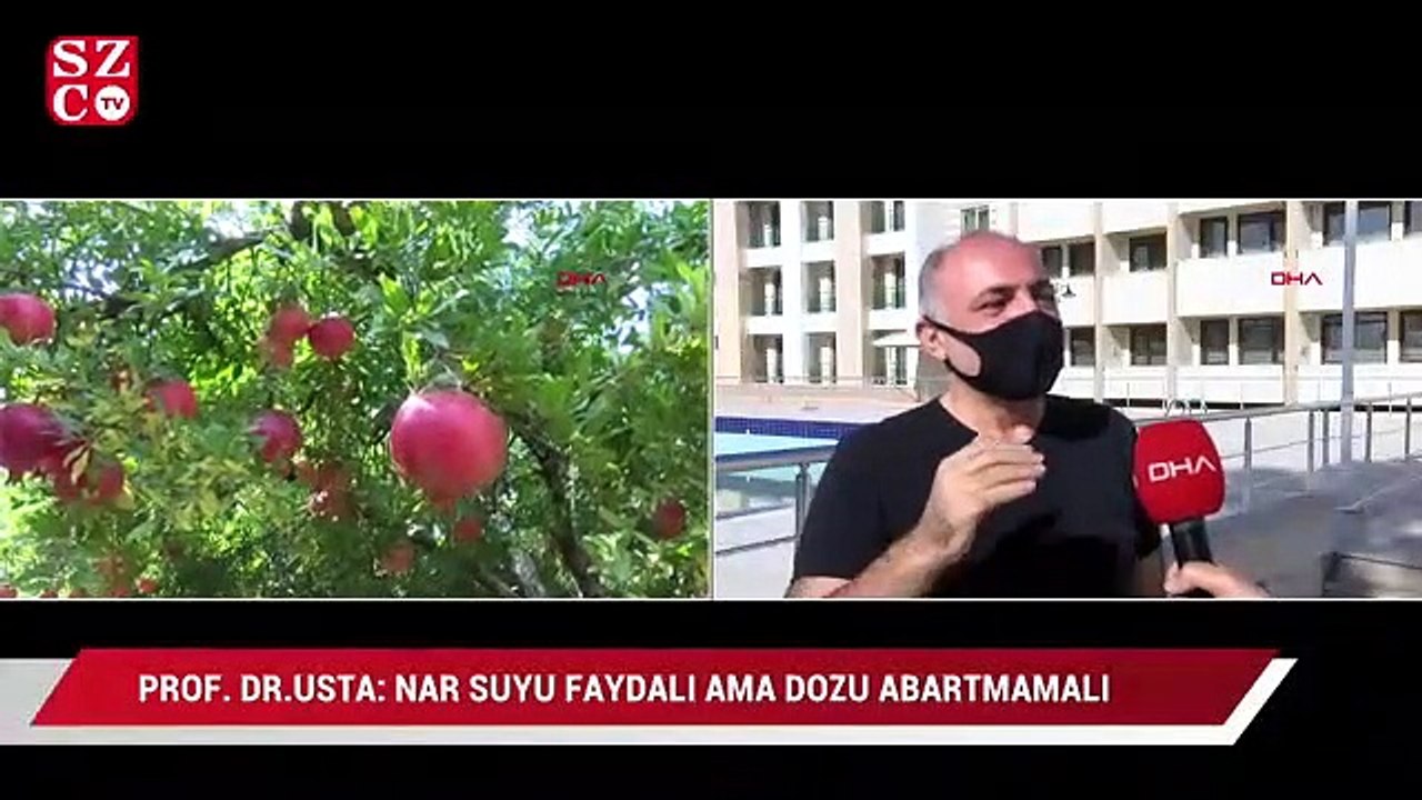 Prof. Dr. Usta: Nar suyu faydalı ama dozu abartılmamalı