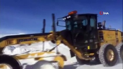 Yüksek kesimlerde karla mücadele çalışmaları devam ediyor