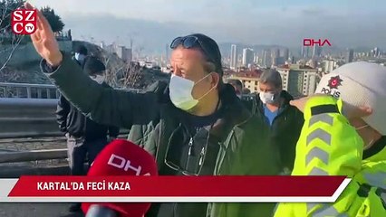 Kartal'da feci kaza