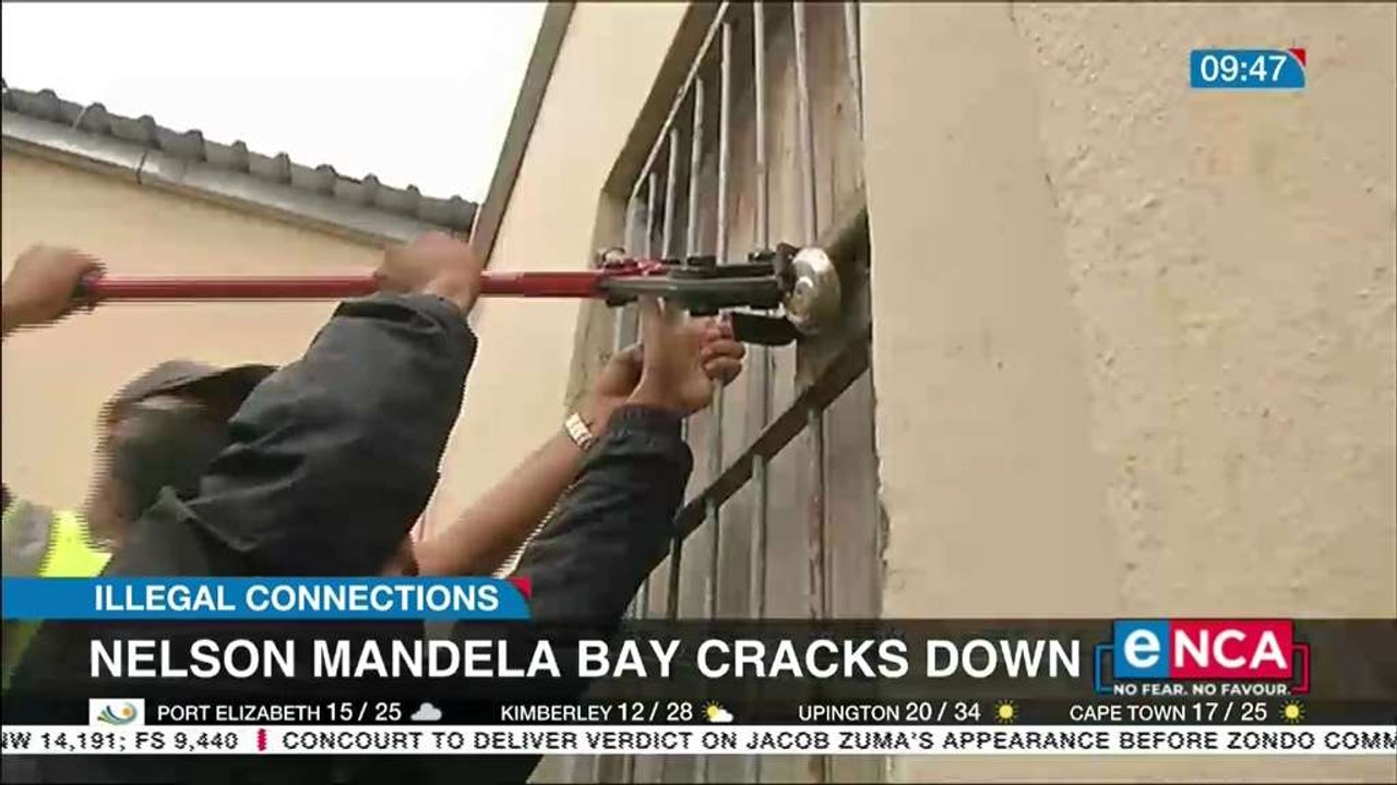 Nelson Mnadela Bay cracks down on illegal connections