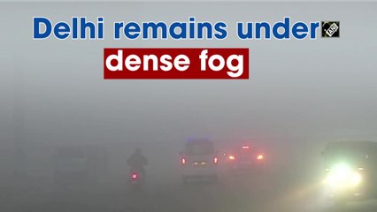 Delhi remains under dense fog