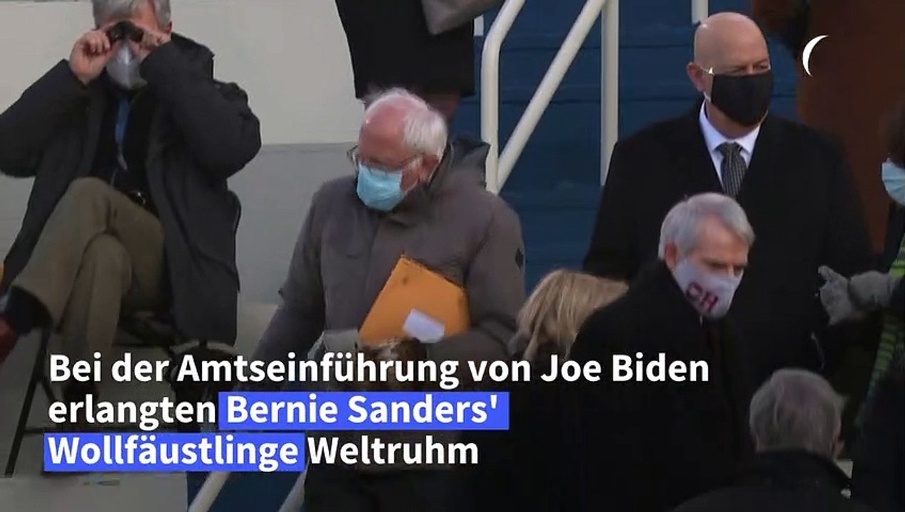 Sanders sammelt 1,8 millionen dollar mit woll-fäustlingen