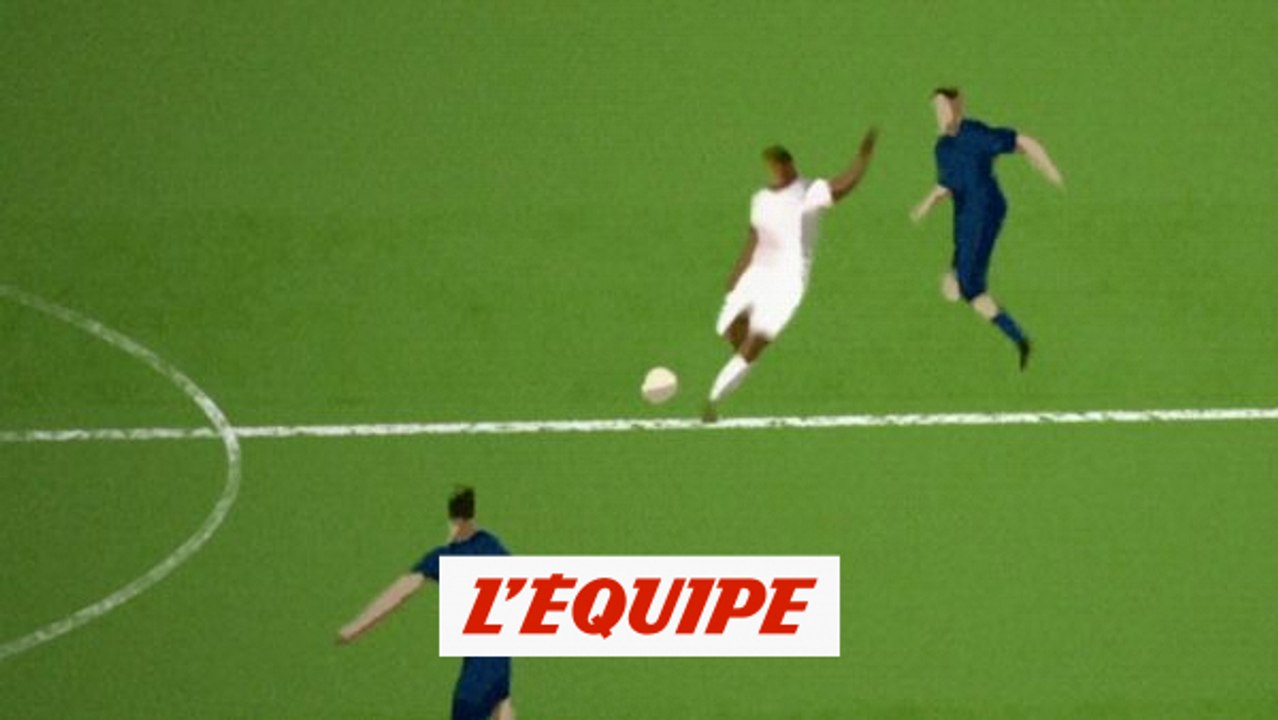 Le lob de Nabil Fekir, un bijou de 54 mètres (OL-Bordeaux 2017) - Foot - L1 - Les plus beaux buts redessinés #4