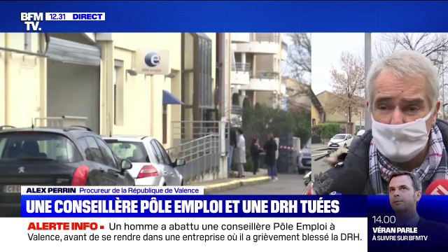 Alex Perrin, procureur de Valence: l'individu a fait feu sur une employée Pôle emploi sans motif apparent semble-t-il