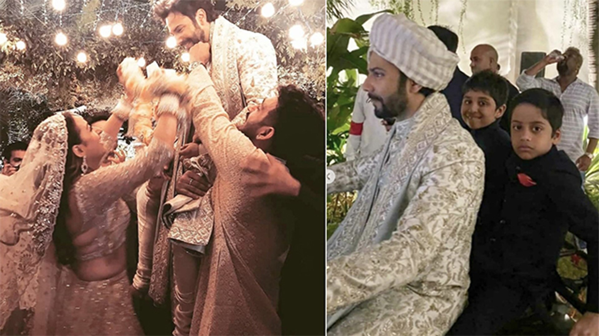 ⁣Varun Dhawan's 'Hero Vali Entry' To His Varmala Ceremony