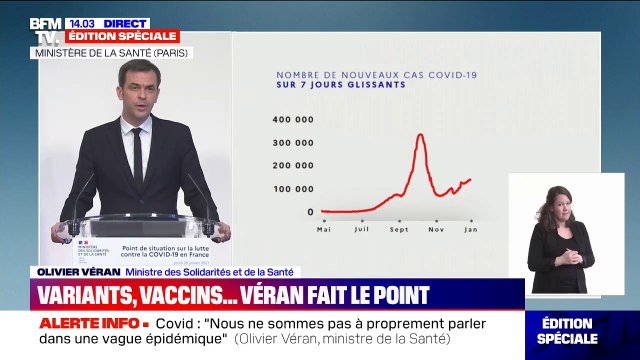 Olivier Véran: Nous ne sommes pas à proprement parler dans une vague épidémique