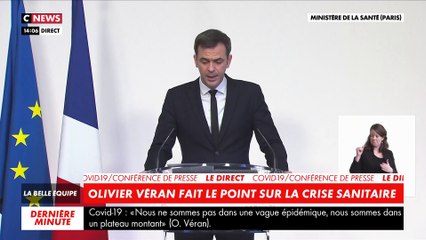 Regardez la conférence de presse du ministre de la Santé qui a fait le point en début d’après-midi sur la situation épidémiologique en France - VIDEO