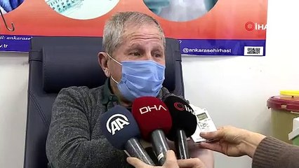 75 yaş üstüne aşılama başladı