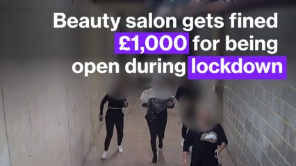 Welsh police raid open beauty salon with people fleeing despite lockdown rules