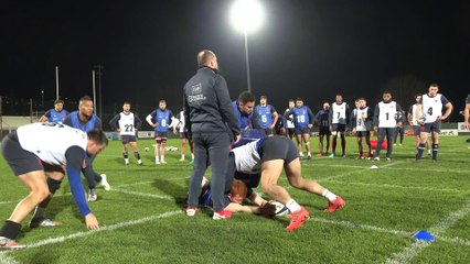 Entraînement à haute intensité des Bleus avant le Tournoi
