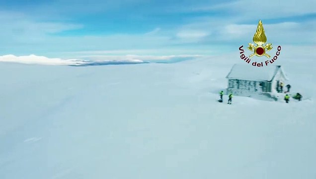 L'Aquila - Escursionisti dispersi su Monte Velino ricerche a 1800 metri d'altezza (28.01.21)
