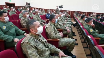 Cumhurbaşkanı Erdoğan, Ortak Merkez'de görev yapmak üzere Azerbaycan'da bulunan Mehmetçiğe hitap etti