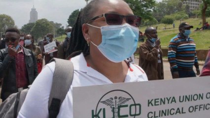Impfungen dringend nötig: Kenias Pflegekräfte streiken