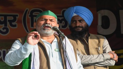 RLD chief Ajit Singh extends support to leader Rakesh Tikait