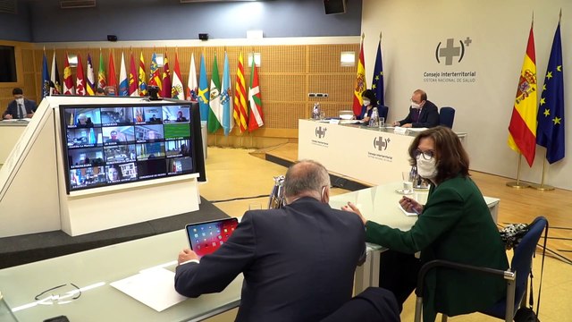 Carolina Darias preside su primer Consejo Interterritorial de Salud como ministra de Sanidad junto a Miquel Iceta