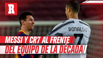 Lionel Messi y Cristiano Ronaldo, al frente del equipo de la década de la IFFHS