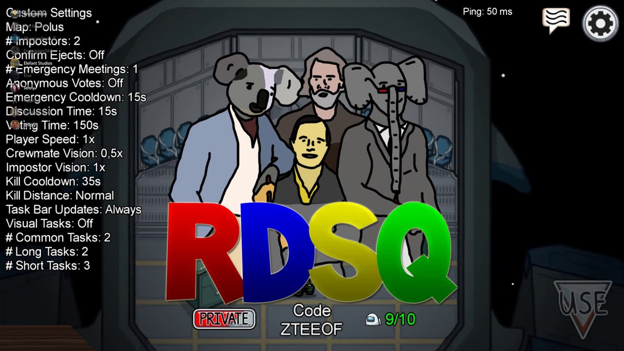 Das Chaos ist komplett! | Among Us ★ RDSQ 189 (Feat. loggen_, Dovaminer568 & Elve)