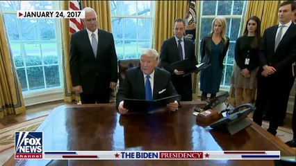 BIDEN DESTROYS ~41,000 JOBS BETWEEN US AND CANADA - Keystone XL Pipeline - Executive Order - Trudeau