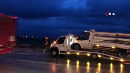 Osmaniye’de 9 aracın karıştığı zincirleme kazada 2 kişi yaralandı