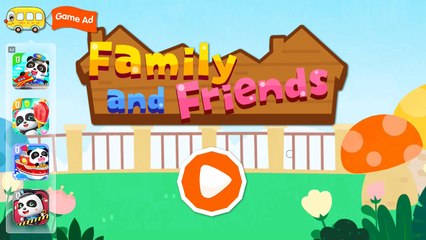Baby Panda's Family and Friends #4 - Educational Game - Babybus Kids Games