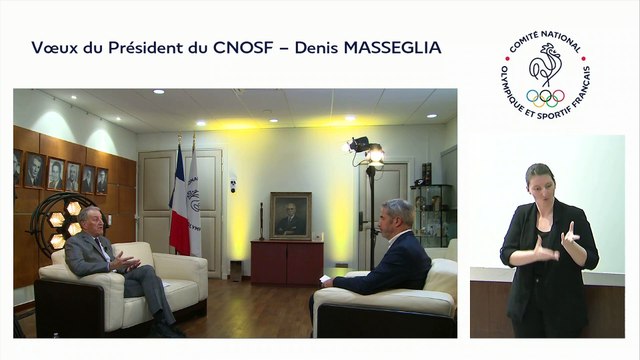 Voeux 2021 du président du CNOSF, Denis Masseglia