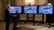 LIVE - President Joe Biden swears in appointees in virtual ceremony