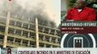 Cuerpo de Bomberos de  Distrito Capital controla incendio de estructura en la sede del Ministerio  del Poder Popular para la Educación