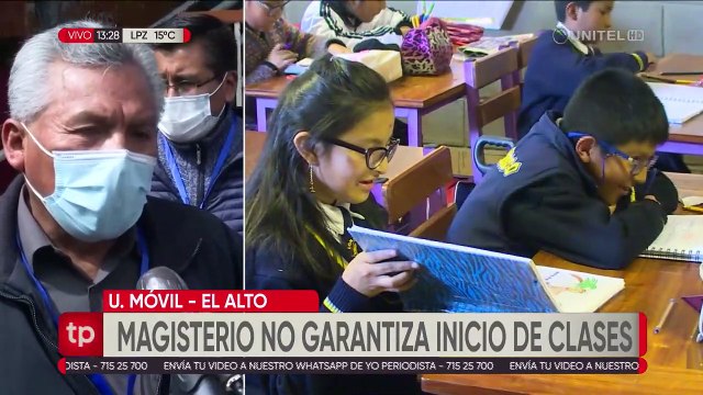 Magisterio Rural de La Paz asegura que no hay condiciones para volver a clases
