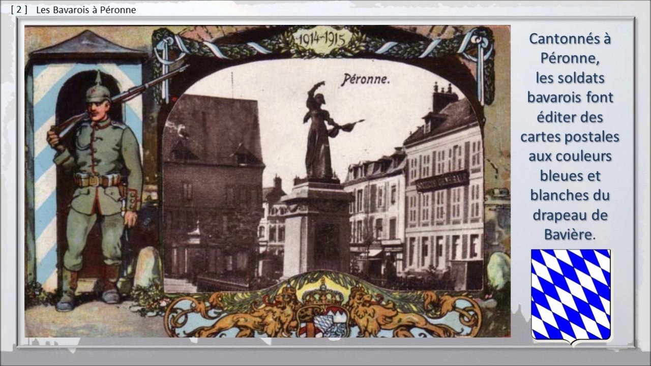 119 - PERONNE, BALADE DANS LE TEMPS,  -- Visite de Louis III, roi de Bavière, le 6 février 1915.