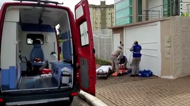 Homem fica ferido ao sofrer queda na Rua General Osório, no Parque São Paulo