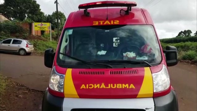Motociclista fica ferido em acidente de trânsito na Avenida Piquiri, no Bairro Interlagos