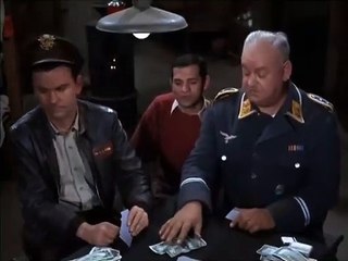 [PART 1 Sometimes] Youre a bad poker player, but a wonderful traitor! - Hogan's Heroes 1x20
