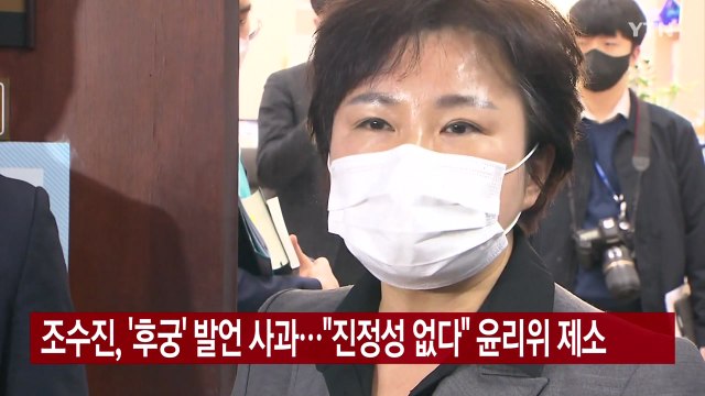 [YTN 실시간뉴스] 조수진, '후궁' 발언 사과... 진정성 없다 윤리위 제소 / YTN