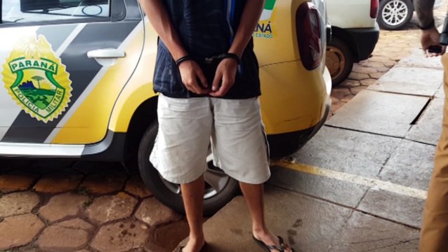 Adolescente flagrado conduzindo moto em Lindoeste é detido pela PM e trazido a 15ª SDP de Cascavel