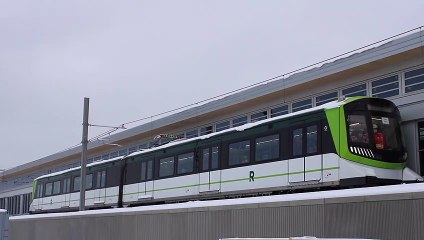 Premier déplacement de voitures sur le Réseau express métropolitain - 27 janvier 2021 - Gracieuseté REM