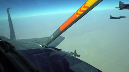 B-52 Stratofortresses & F-15E Strike Eagles & F/A 18 Hornets • Fly in Formation • Jan 27 2021