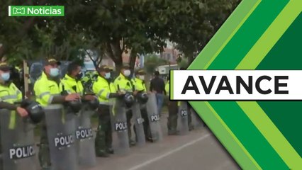 Continúan manifestaciones en Bogotá contra
