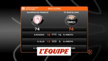 Le résumé de Olympiacos Le Pirée - FC Barcelone - Basket - Euroligue