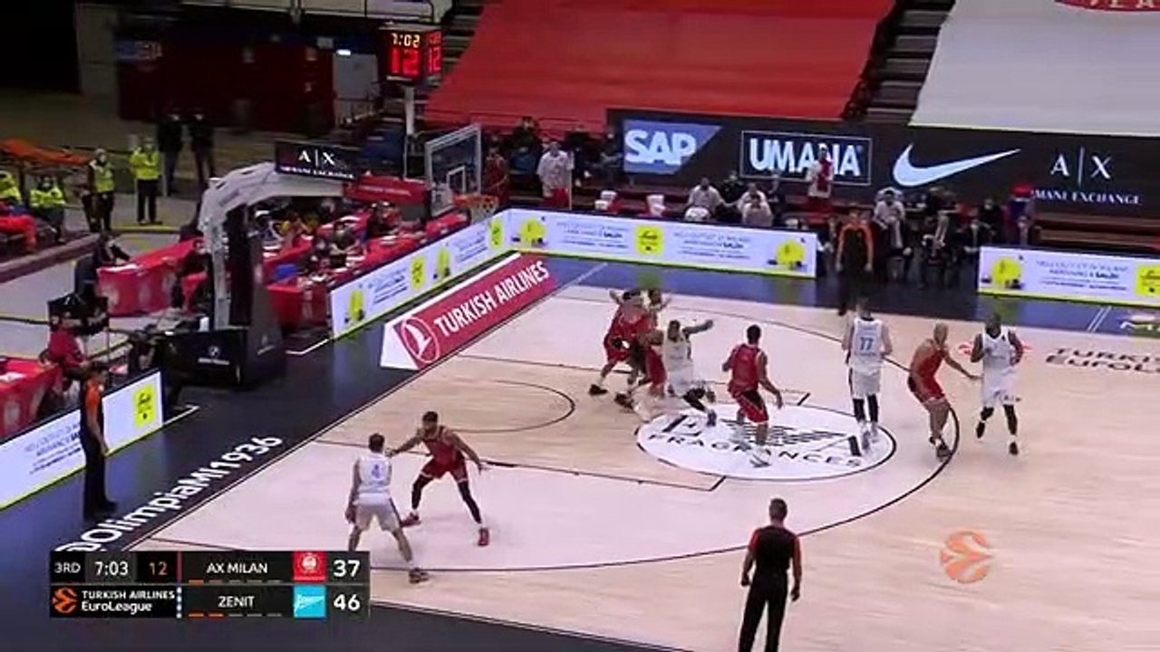 Le résumé de Olimpia Milan - Zenit Saint-Pétersbourg - Basket - Euroligue