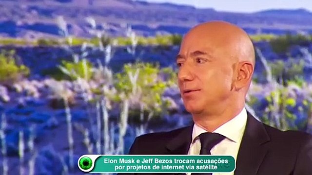 Elon Musk e Jeff Bezos trocam acusações por projetos de internet via satélite