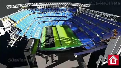 Santiago Bernabéu: Así será la espectacular cancha retráctil de la casa del Real Madrid
