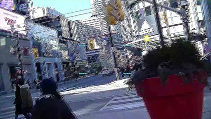 Downtown Loop with a side order of batshit-delusional fringe/conspiracy groups marching along a random route